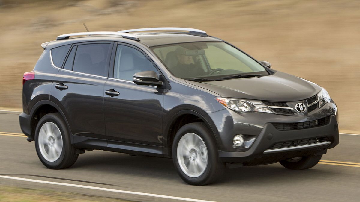 2013 Toyota RAV4 in dark grey